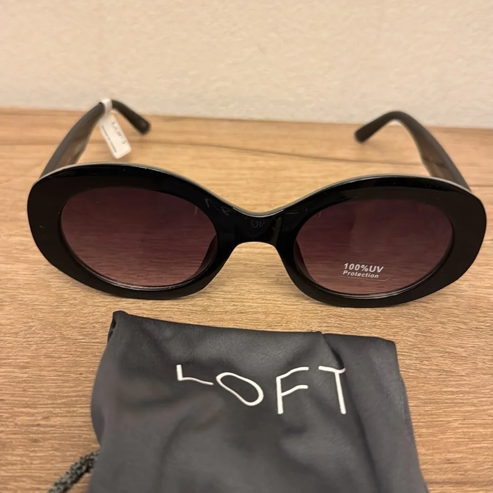 NWT Loft small round sunglasses. - Picture 2 of 4